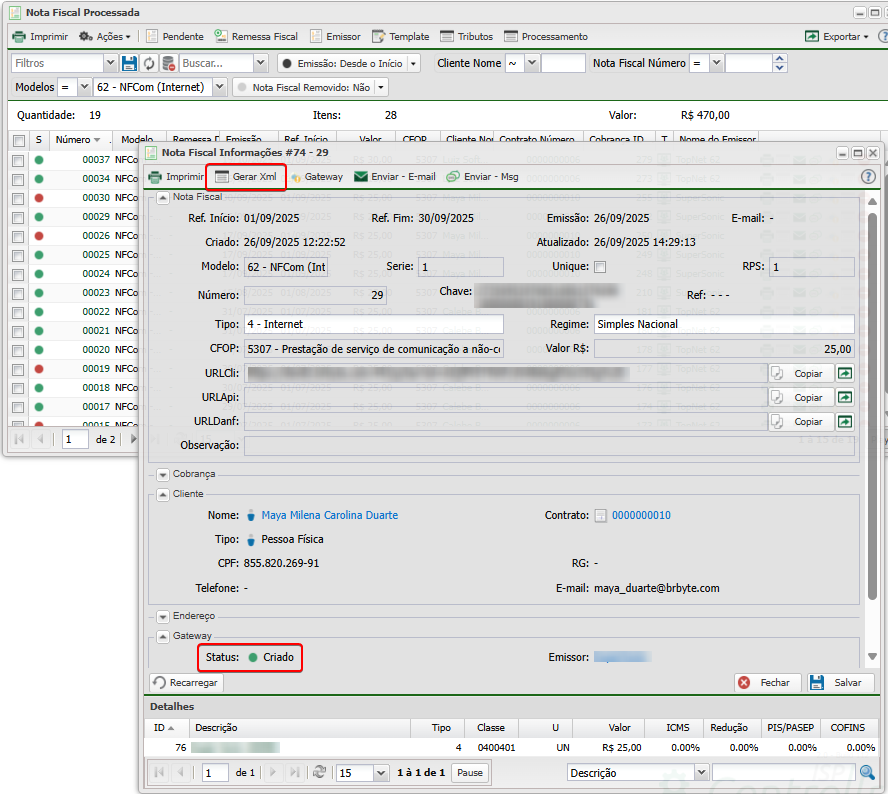 Controllr-Aplicativos-Financeiro-Nota Fiscal-Modelos-Transição NFCom-validação-teste.png